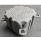 Floating Dock HDPE pontoon Standard cube - Grey - FD505040-GY - ASM